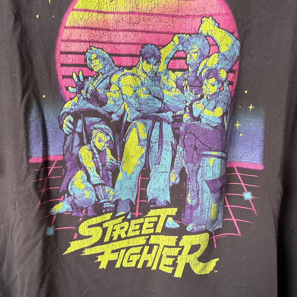 Street Fighter Graphic Tee - Black